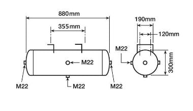 Air Tank 60 Ltr