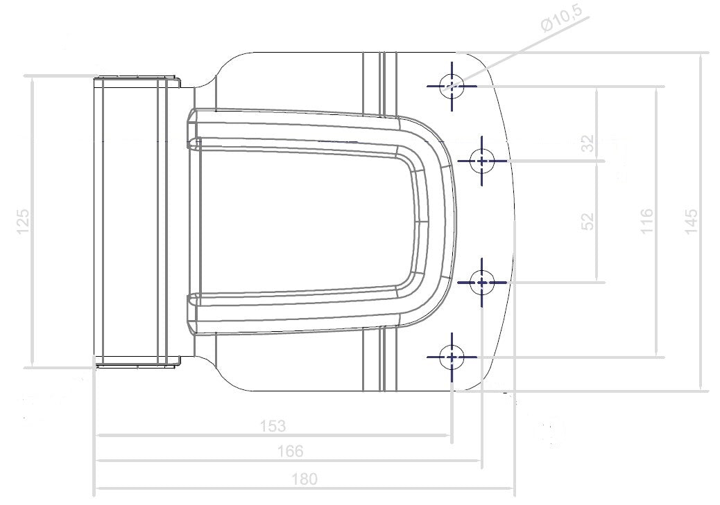 Hinge Assy Fridge Insulated Barn Door