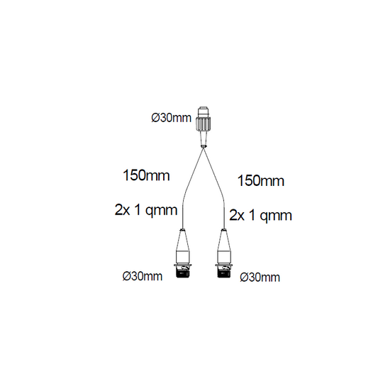 Aspoeck Rear Connection Y Loom 68-2504-017