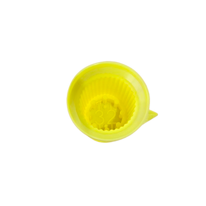 20-Pack Wheel Nut Indicators / Locks - Long Tower 32mm, Yellow (Freight Products)