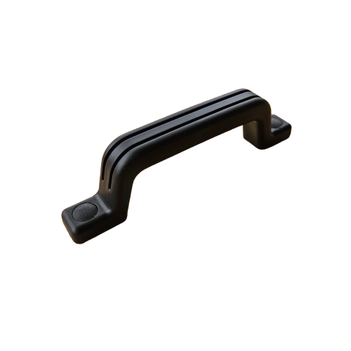 Steel Core Grab Handle HGV Trailer Black Plastic