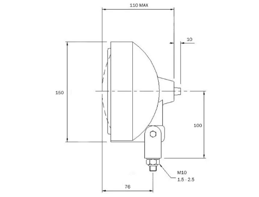 Truck-Lite M56 Reverse Lamp 56/01/01