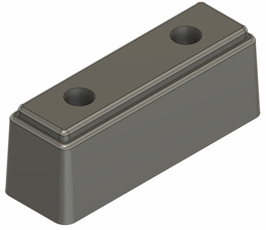 Buffer Rear Solid Rubber 240x80x90 – TrailerPartsDirect.com