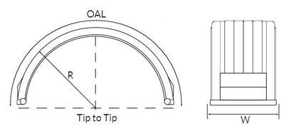 Mudwing IT420XI Slotted Adjustable Mudguard