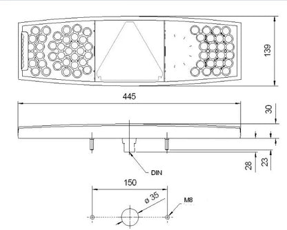 Truck-Lite M756 Rear LED Lamp RH  756/01/04