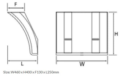 Mudwing Front 1/4 Anti-Spray Mudguard