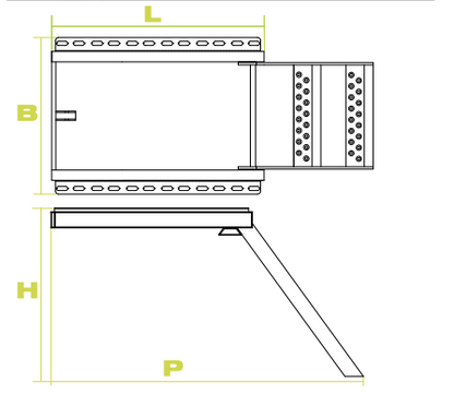 2 Rung Drop-Down Access Step Ladder
