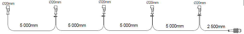 Aspoeck Side Marker Light/Lamp Loom 69-0229-007
