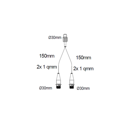 Aspoeck Rear Connection Y Loom 68-2504-017