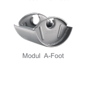 Jost Modul B201 Landing Legs (Pair) - Rocking Foot B020102
