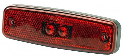 5x Bowers Easy Fit Red Rear LED Marker Lamps – Truck Van, No Cut Out, Sealed Assembly, Poland